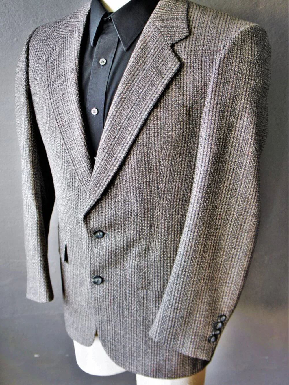 Vintage Christian Dior Tweed Blazer/ Sport Coat/ Size 40